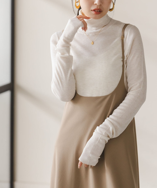 ファインゲージリブタートル（ニット/セーター）｜NOBLE（ノーブル）の