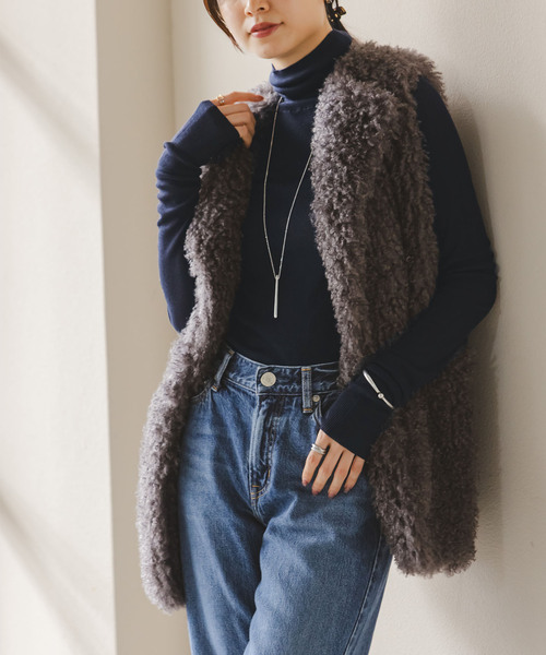 ファインゲージリブタートル（ニット/セーター）｜NOBLE（ノーブル）の