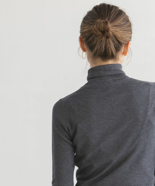 ファインゲージリブタートル（ニット/セーター）｜NOBLE（ノーブル）の