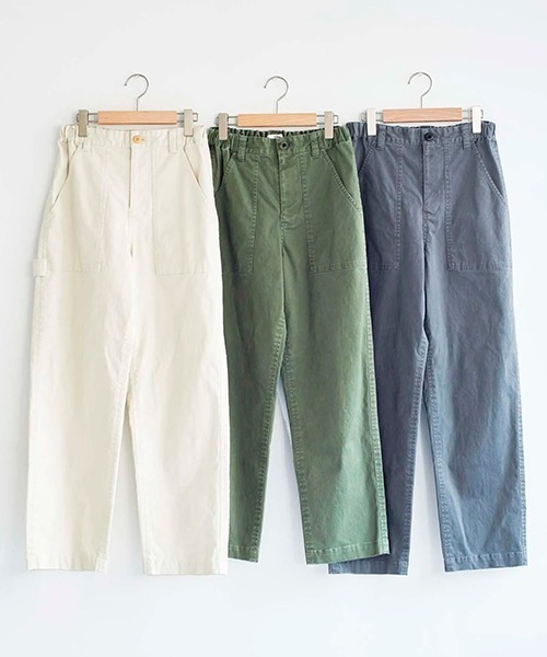 HAU(ハウ)の「パンツ painter autumn(その他パンツ・レディース・アイボリー/カーキ/グレー・SMALL/MEDIUM)」の1枚目の写真
