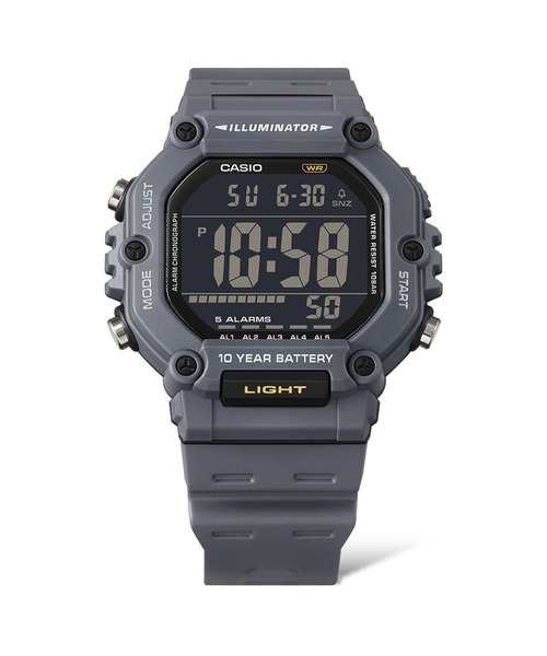 CASIO（カシオ）の「CASIO Collection / AE-1600H-8BJF（デジタル腕時計・メンズ・グレー・FREE）」の2枚目の写真