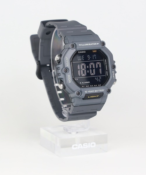 CASIO（カシオ）の「CASIO Collection / AE-1600H-8BJF（デジタル腕時計・メンズ・グレー・FREE）」の6枚目の写真
