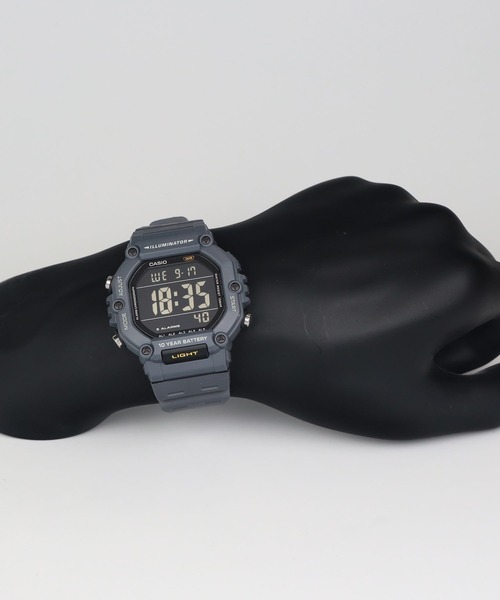 CASIO（カシオ）の「CASIO Collection / AE-1600H-8BJF（デジタル腕時計・メンズ・グレー・FREE）」の5枚目の写真
