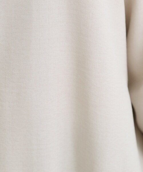 SHOO・LA・RUE（シューラルー）の「【洗濯機可/S-LL】さっと羽織れる 軽量リブブルゾン（ブルゾン・レディース・ベージュ/ブラック/ダークブラウン・04/03/02/01）」の19枚目の写真