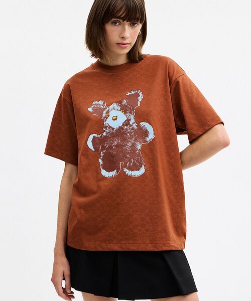 【Coach】夏をサラッと着こなす♪ ニューヨークTシャツドレス COACH（コーチ）の「ニューヨーク Tシャツ（Tシャツ/カットソー