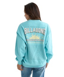 BILLABONG レディース GRAPHIC LOOSE FIT CR トレーナー 【LOOSE FIT】【2025年秋冬モデル】/ビラボンルーズフィットプルオーバースウェットトレーナー