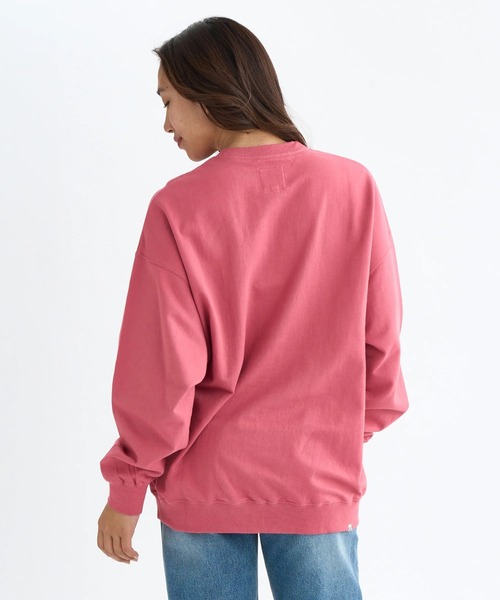 BILLABONG(ビラボン)の「BILLABONG レディース GRAPHIC LOOSE FIT CR トレーナー 【LOOSE FIT】【2025年秋冬モデル】/ビラボンルーズフィットプルオーバースウェットトレーナー(スウェット・レディース・ブルー系その他/ローズ/アイボリー/オフホワイト・MEDIUM/LARGE)」の15枚目の写真