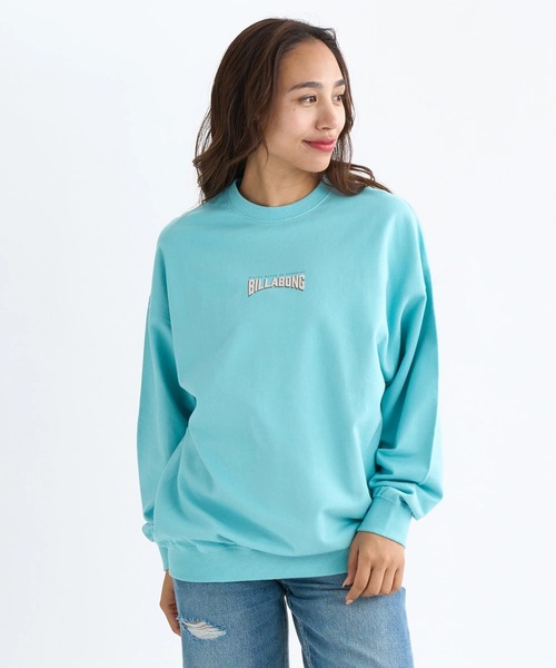 BILLABONG(ビラボン)の「BILLABONG レディース GRAPHIC LOOSE FIT CR トレーナー 【LOOSE FIT】【2025年秋冬モデル】/ビラボンルーズフィットプルオーバースウェットトレーナー(スウェット・レディース・ブルー系その他/ローズ/アイボリー/オフホワイト・MEDIUM/LARGE)」の12枚目の写真