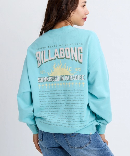 BILLABONG(ビラボン)の「BILLABONG レディース GRAPHIC LOOSE FIT CR トレーナー 【LOOSE FIT】【2025年秋冬モデル】/ビラボンルーズフィットプルオーバースウェットトレーナー(スウェット・レディース・ブルー系その他/ローズ/アイボリー/オフホワイト・MEDIUM/LARGE)」の14枚目の写真