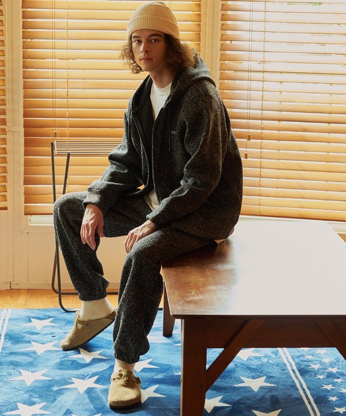 ragged mountain(ラギットマウンテン)の「【RAGGED MOUNTAIN/ラギットマウンテン】NASHUA/ナシュア ニットフリースパンツ(その他パンツ・メンズ・グレー/ブラック・MEDIUM/LARGE/X-LARGE)」の12枚目の写真