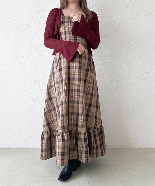 ティアードキャミワンピース（ワンピース）｜apres jour（アプレ