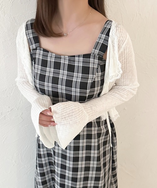 apres jour(アプレジュール)の「ティアードキャミワンピース(ワンピース・レディース・ブラック系その他/チャコールグレー/ブラウン系その他/ブラック・フリー/X-LARGE)」の17枚目の写真