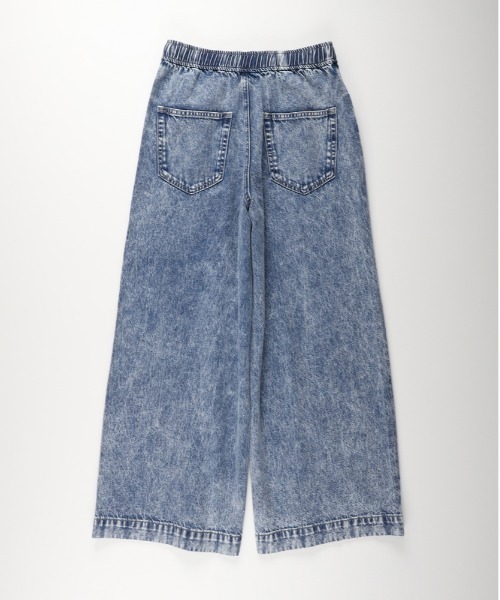 Right-on（ライトオン）の「【HONEYSUCKLE ROSE】バギーデニムイージーパンツ（ウエストゴム）（デニムパンツ・レディース・ダークインディゴブルー・M/S/L）」の3枚目の写真