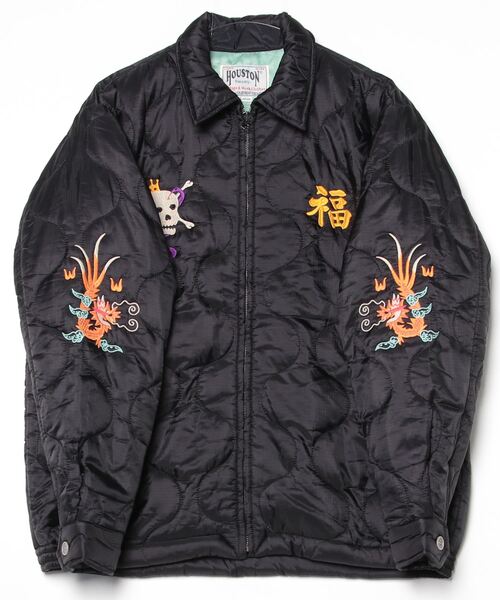 HOUSTON スカジャン Lサイズ HOUSTON（ヒューストン） スカジャン HOUSTON / USED FINISHING