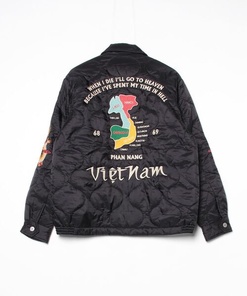 セール】HOUSTON / NYLON VIETNAM JACKET TIGER/MAP/ 51511 / 51512