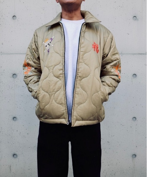 HOUSTON(ヒューストン)の「HOUSTON / NYLON VIETNAM JACKET TIGER/MAP/ 51511 / 51512(スカジャン・メンズ・グリーン系その他/ブラック/オリーブ/ブラック系その他・X-LARGE/LARGE)」の11枚目の写真