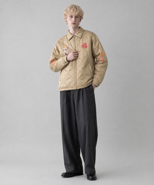 HOUSTON(ヒューストン)の「HOUSTON / NYLON VIETNAM JACKET TIGER/MAP/ 51511 / 51512(スカジャン・メンズ・グリーン系その他/ブラック/オリーブ/ブラック系その他・X-LARGE/LARGE)」の7枚目の写真