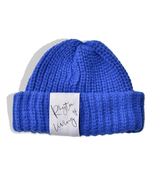 ANCHOR(アンカー)の「CELEB ロールアップビックニットワッチ(ニットキャップ/ビーニー・メンズ・ブルー/キャメル/ブラック/グレー・FREE)」の7枚目の写真