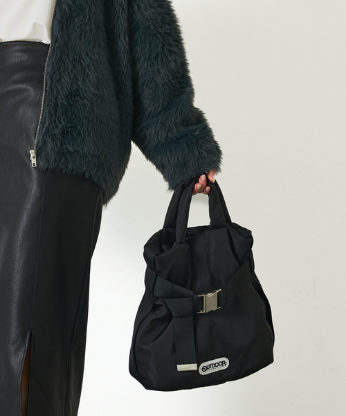 abahouse mavie（アバハウスマヴィ）の「OUTDOOR2wayBelt Tote(S)（トートバッグ・レディース・ブラウン/ブラック・フリー）」の9枚目の写真