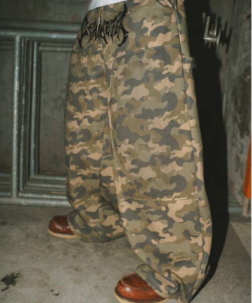 Tribal logo double knee sweat pants（スウェットパンツ