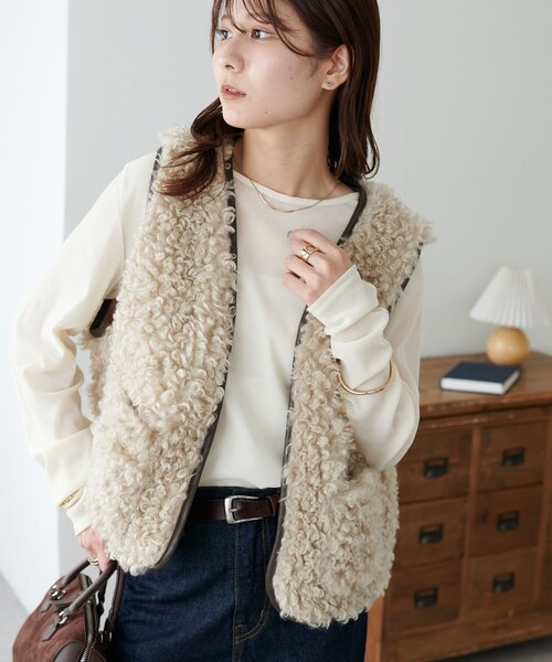 WEB限定】パイピングベスト（ベスト）｜DISCOAT（ディスコート