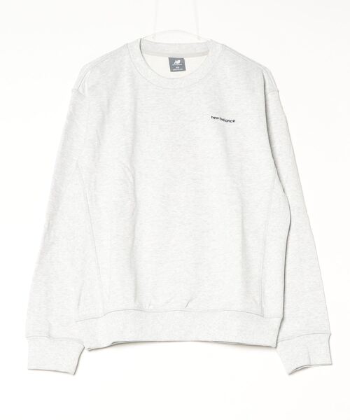 NEW BALANCE(ニューバランス)の「【別注】ニューバランス New Balance グランパアイコンクルー 限定コラボ(スウェット・メンズ・ライトグレー/ブラック・LL/L/M/S)」の1枚目の写真