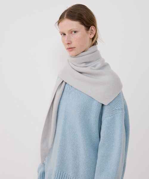 新品未使用タグ付き⭐︎ASAUCE MELERトライアングル カシミヤストール ASAUCE MELER カシミヤ シームレストライアングルストール（ストール