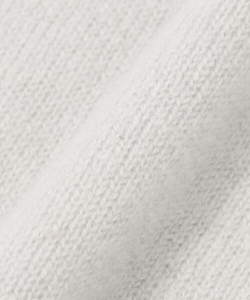 ASAUCE MELER（アソースメレ）の「ASAUCE MELER カシミヤ シームレストライアングルストール（ストール/ショール・レディース・ライトグレー/ダークブラウン/ライトパープル/ライトブルー・FREE）」の9枚目の写真