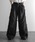 KUUUPY�i�N�[�s�[�j�́uFringed Baggy Wide-Leg Denim Pants - �t�����W�o�M�[���C�h�f�j���p���c�i�f�j���p���c�j�v�b�u���b�N