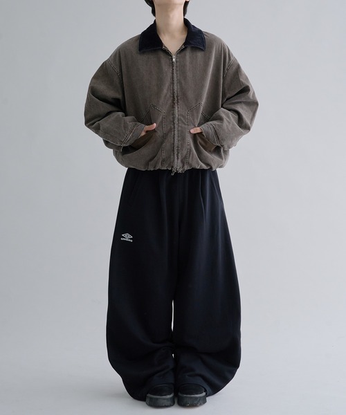EPNK（イーピーエヌケー）の「UMBRO × EPNK Curved Tack Sweatpants（スウェットパンツ・メンズ・ブラック/杢グレー・SMALL/MEDIUM/LARGE）」の5枚目の写真