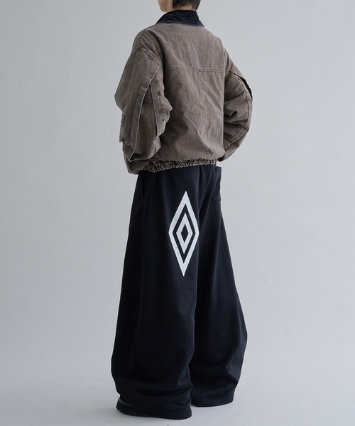 EPNK（イーピーエヌケー）の「UMBRO × EPNK Curved Tack Sweatpants（スウェットパンツ・メンズ・ブラック/杢グレー・SMALL/MEDIUM/LARGE）」の8枚目の写真