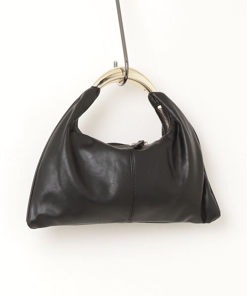 LE VERNIS(ル・ベルニ)の「(LE VERNIS)SCULPTURE TRIANGLE S(ハンドバッグ・レディース・ブラック/ブラウン・ONE SIZE)」の3枚目の写真