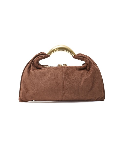 LE VERNIS(ル・ベルニ)の「(LE VERNIS)SCULPTURE TRIANGLE S(ハンドバッグ・レディース・ブラック/ブラウン・ONE SIZE)」の17枚目の写真