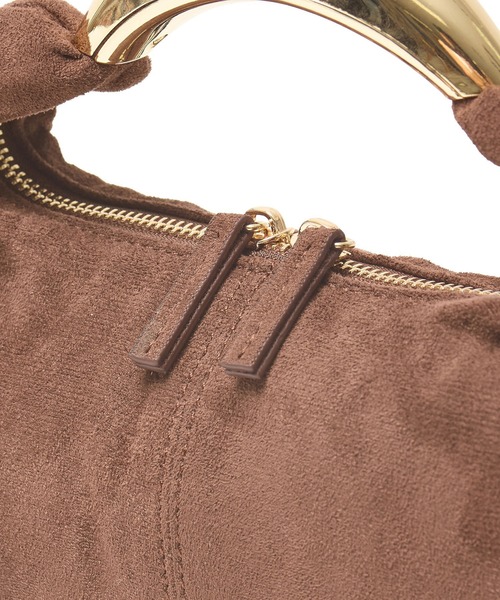 LE VERNIS(ル・ベルニ)の「(LE VERNIS)SCULPTURE TRIANGLE S(ハンドバッグ・レディース・ブラック/ブラウン・ONE SIZE)」の11枚目の写真