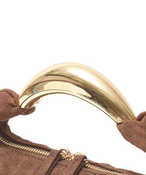 LE VERNIS(ル・ベルニ)の「(LE VERNIS)SCULPTURE TRIANGLE S(ハンドバッグ・レディース・ブラック/ブラウン・ONE SIZE)」の12枚目の写真