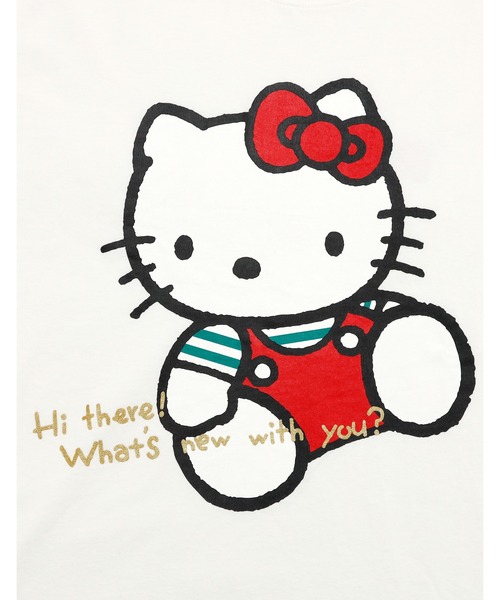 ハローキティコラボ(ハローキティコラボ)の「hello kitty x little sunny bite long tee(Tシャツ/カットソー・レディース・ホワイト/ピンク/ブラック・SMALL/MEDIUM)」の7枚目の写真