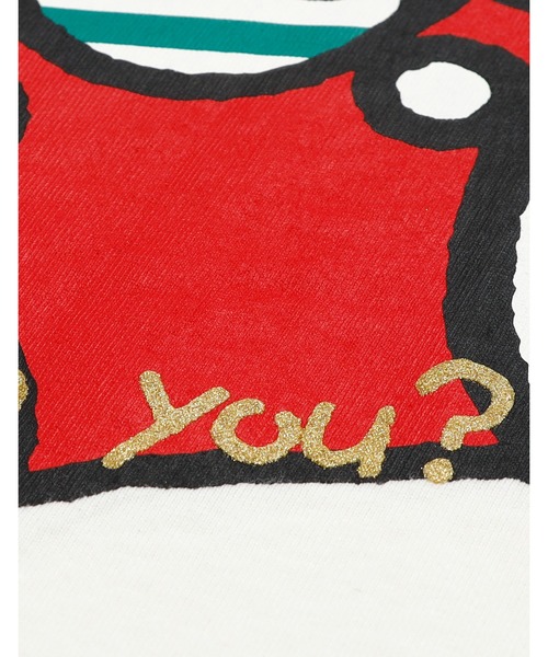 ハローキティコラボ(ハローキティコラボ)の「hello kitty x little sunny bite long tee(Tシャツ/カットソー・レディース・ホワイト/ピンク/ブラック・SMALL/MEDIUM)」の8枚目の写真