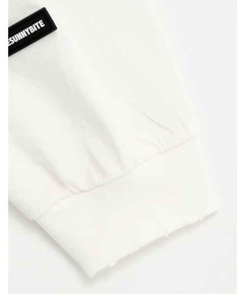 ハローキティコラボ(ハローキティコラボ)の「hello kitty x little sunny bite long tee(Tシャツ/カットソー・レディース・ホワイト/ピンク/ブラック・SMALL/MEDIUM)」の12枚目の写真