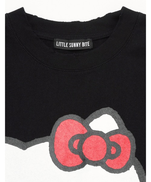 ハローキティコラボ(ハローキティコラボ)の「hello kitty x little sunny bite long tee(Tシャツ/カットソー・レディース・ホワイト/ピンク/ブラック・SMALL/MEDIUM)」の17枚目の写真