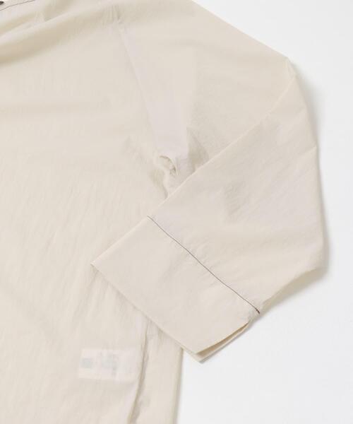 EKAL（エカル）の「シアーナイロンプルオーバー（Tシャツ/カットソー・レディース・アイボリー/ブラック・ONE）」の12枚目の写真