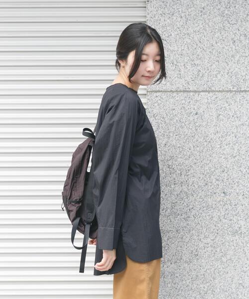 EKAL（エカル）の「シアーナイロンプルオーバー（Tシャツ/カットソー・レディース・アイボリー/ブラック・ONE）」の19枚目の写真