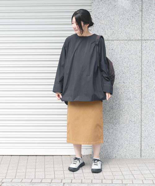 EKAL（エカル）の「シアーナイロンプルオーバー（Tシャツ/カットソー・レディース・アイボリー/ブラック・ONE）」の22枚目の写真