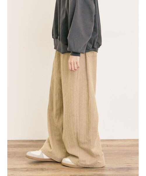 M/Lサイズ】ツータックゆるストレートパンツ（その他パンツ）｜Samansa