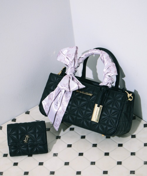 JILL by JILL STUART（ジルバイジルスチュアート）の「【完売カラー再入荷】スカーフキルティングトート（ショルダーバッグ・レディース・ブルー/ブラック/ピンク・FREE）」の4枚目の写真