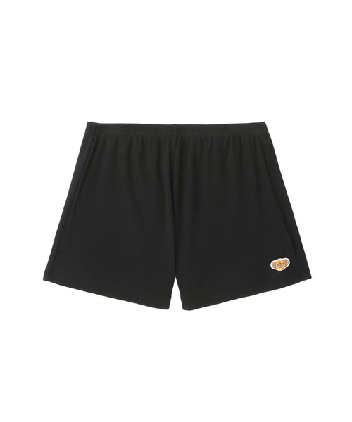 A BATHING APE(アベイシングエイプ)の「BABY CORE BADGE POINTELLE SHORTS(その他パンツ・レディース・アイボリー/ブラック・SMALL/X-SMALL)」の2枚目の写真
