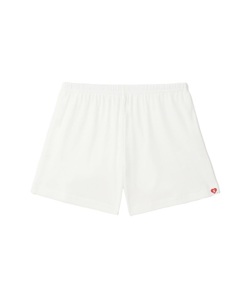A BATHING APE(アベイシングエイプ)の「BABY CORE BADGE POINTELLE SHORTS(その他パンツ・レディース・アイボリー/ブラック・SMALL/X-SMALL)」の3枚目の写真
