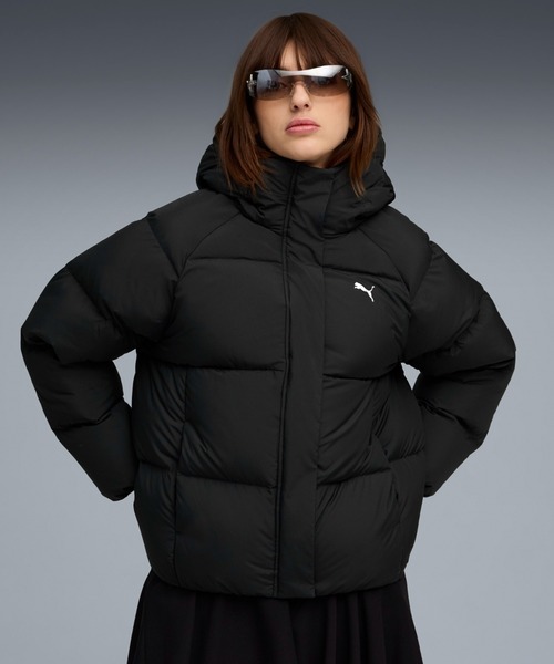 PUMA プーマ ウィメンズ フーデット パッファー ダウンジャケット