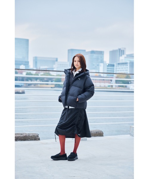 PUMA プーマ ウィメンズ フーデット パッファー ダウンジャケット