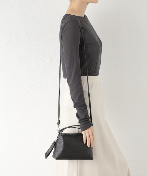 GIANNI CHIARINI（ジャンニ キアリーニ）の「《WEB限定》GIANNI CHIARINI/ジャン二 キアリー二 ALIFA（ショルダーバッグ・レディース・ブラック/ボルドー・FREE）」の21枚目の写真