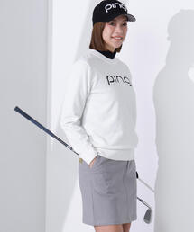 【PING APPAREL】pingジャカード モールニットクルーネックニットプルオーバー ＜GOLD＞ (LADIES)